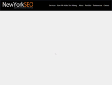 Tablet Screenshot of newyorkseo.com